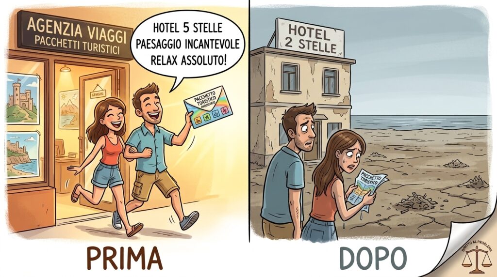 Danni da vacanza rovinata
